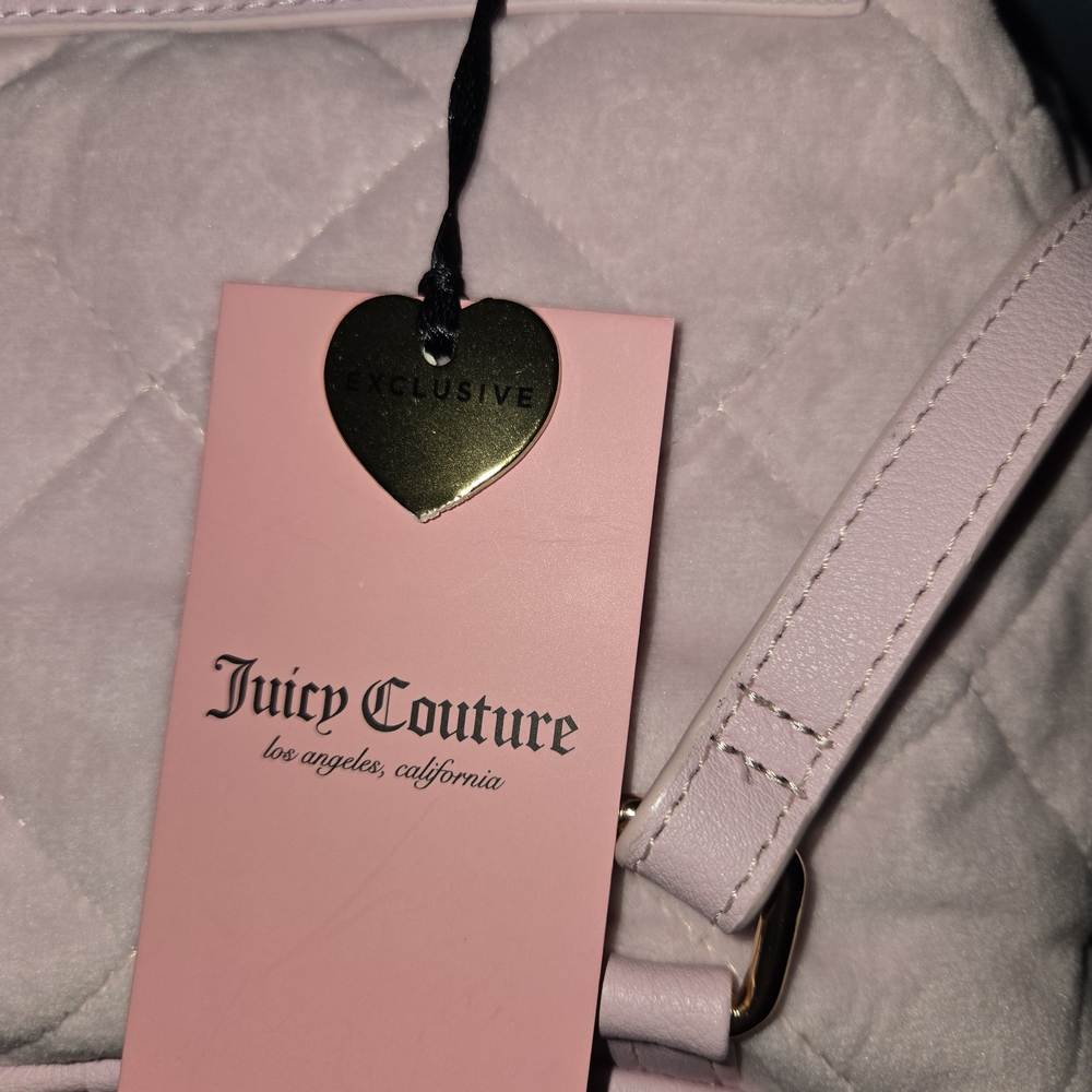 Juicy Couture Quilted Backpack with Matching Mini - Picture 8 of 12